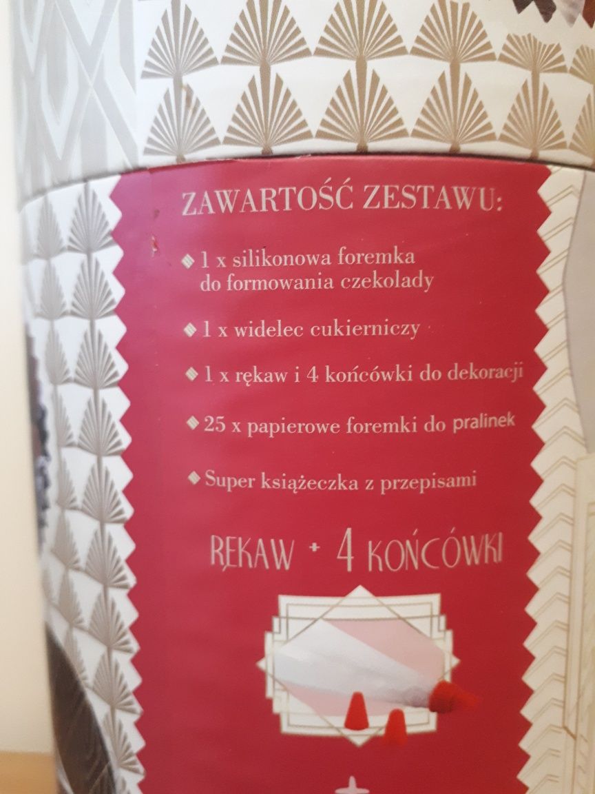 Zestaw prezentowy do robienia czekoladek / pralinek