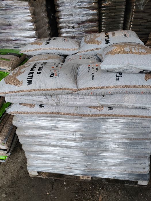 Pellet drzewny GREEN, Wood pellet, Husky, Pelleton wysoka jakość A1