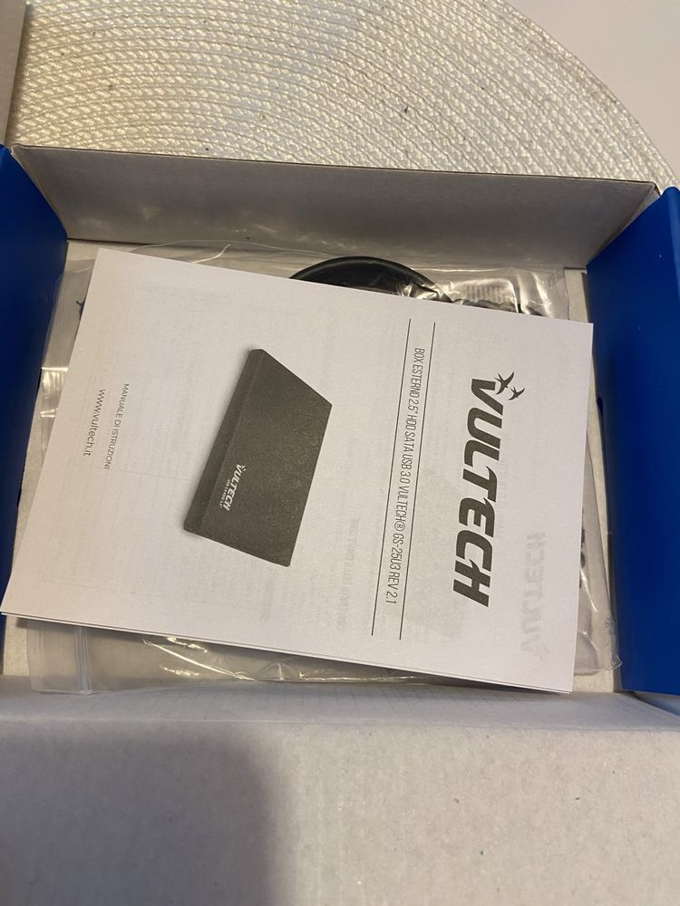 Vultech Box Zewnętrzna 2,5 HDD SATA USB 3.0 - Aluminium