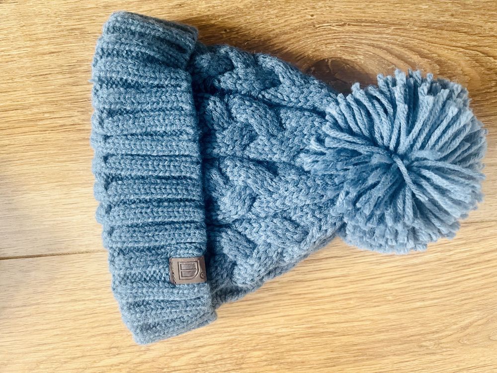 Śliczny komplet zimowy 92 czapka szalik rękawiczki NEXT nowy