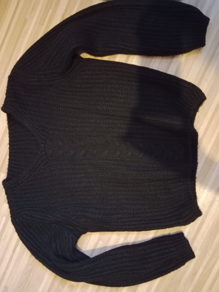 Sweter damski czarny 38