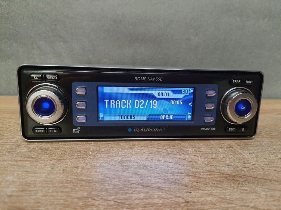 Radio samochodowe Blaupunkt ROME NAV 55E RD 148 CD Kolor Retro Klasyk
