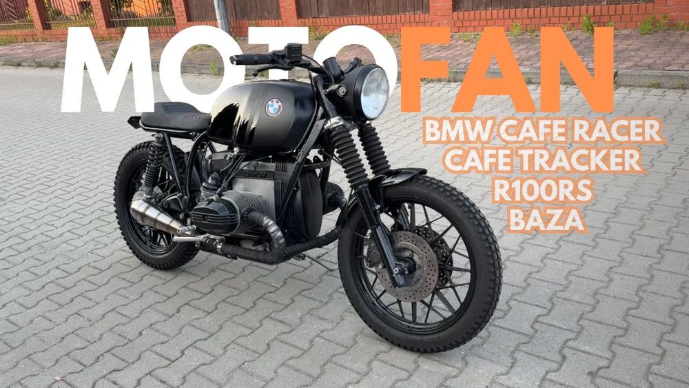 BMW R BMW R 100 RS Cafe tracker Cafe Racer Niemcy 08.1982r Przeróbka Niemcy