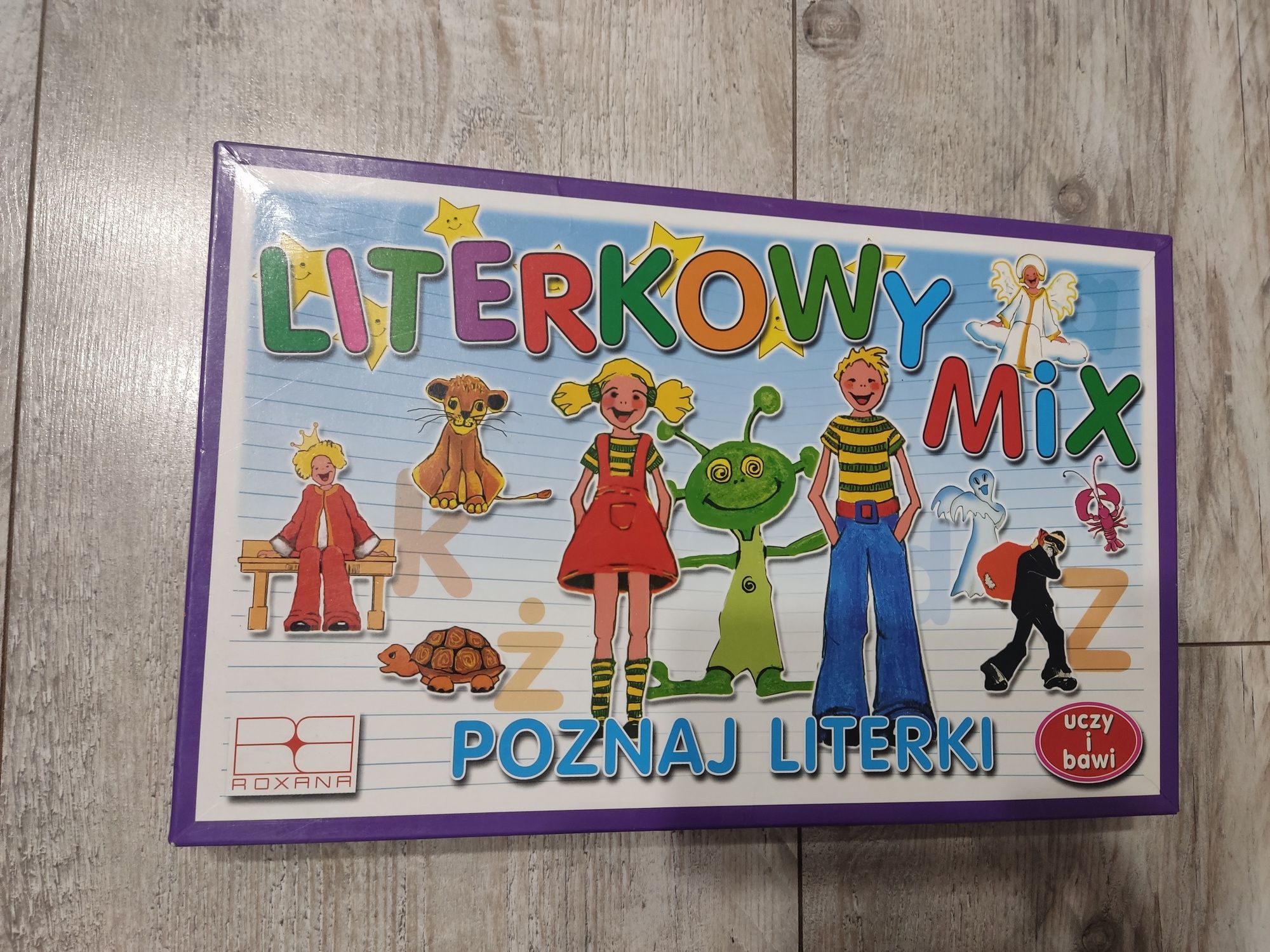 Gra planszowa układanka nauka literek