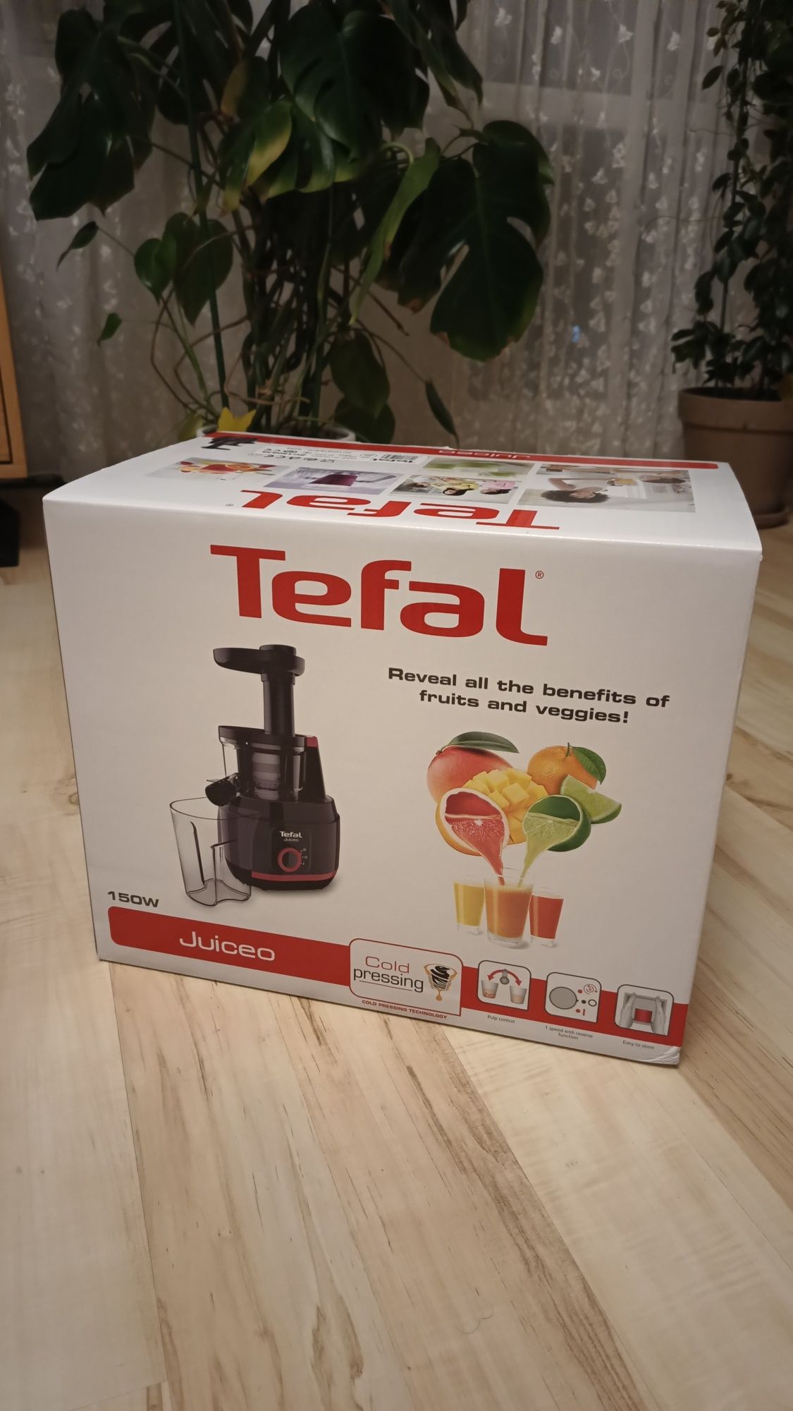 Sokowirówka wolnoobrotowa Tefal Juiceo ZC150838