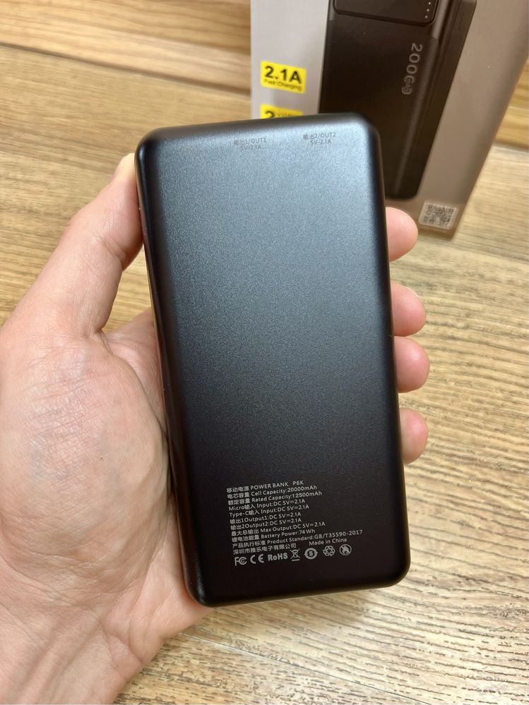 Power bank 20000 mah. Реальная ёмкость. Оригинал 100%
