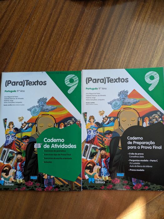 Paratextos 9 Caderno de atividades e caderno  preparação  prova final