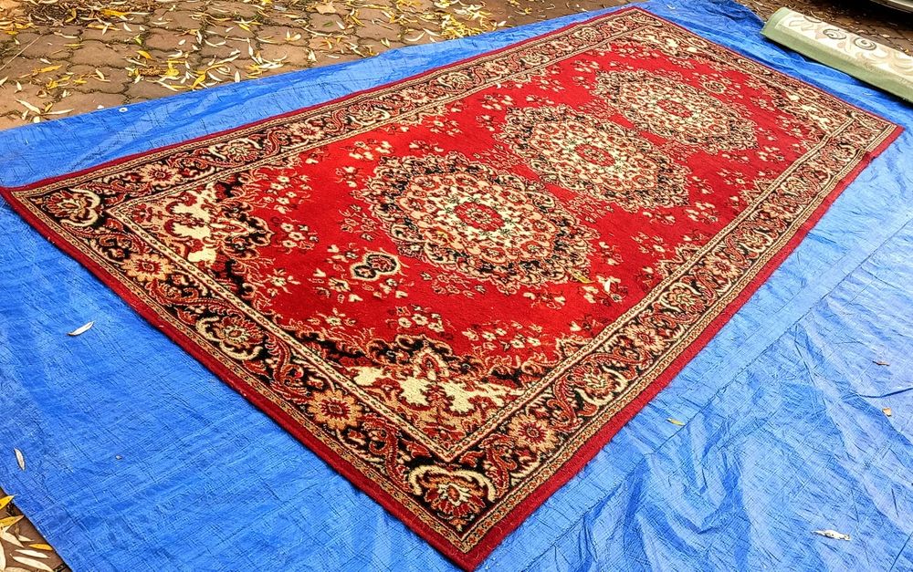 Dywan 140x400 Wełna 100/ Królewski Wzór Wyprany wysyłka W1151