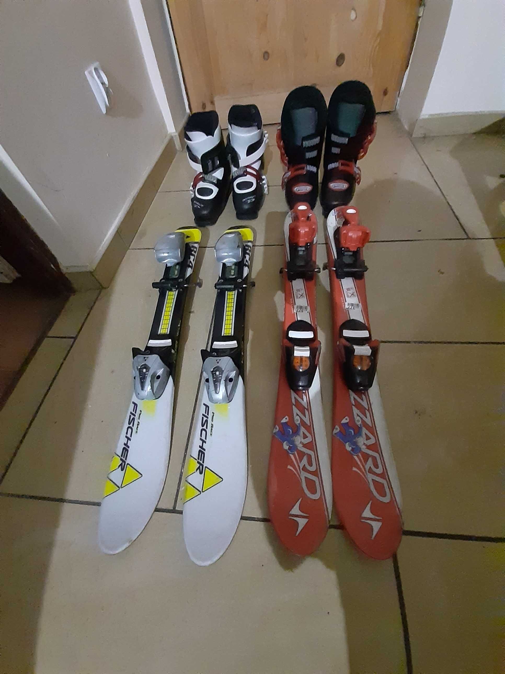 Buty narciarskie narty dla dziecka