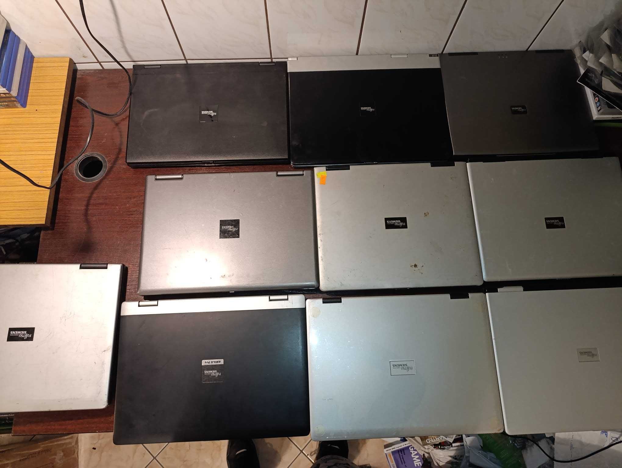 Laptopy Serii Fujitsu Siemens 10 sztuk sprawne