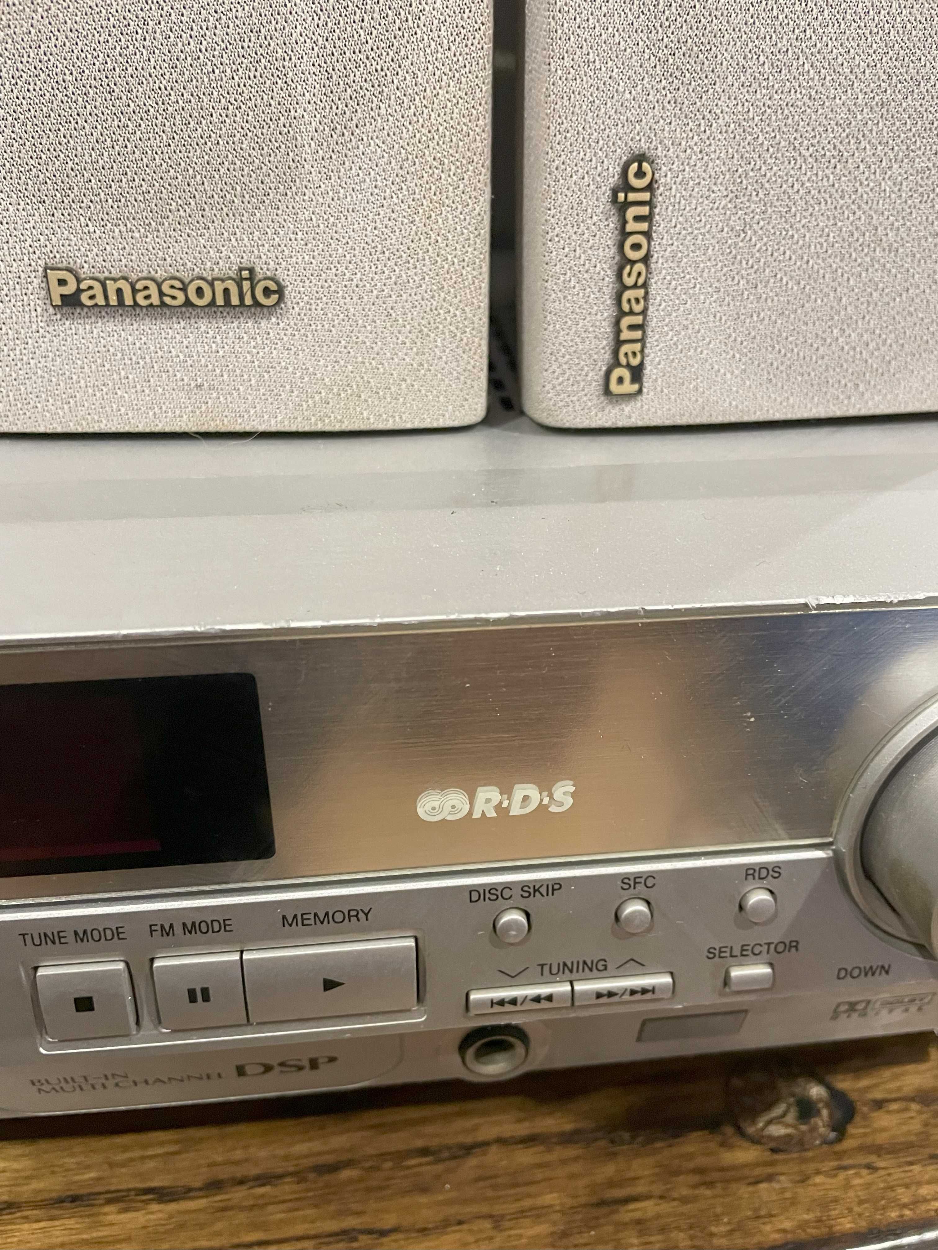 Aparelhagem som Panasonic. DVD CD HOME THEATER e Surround TV