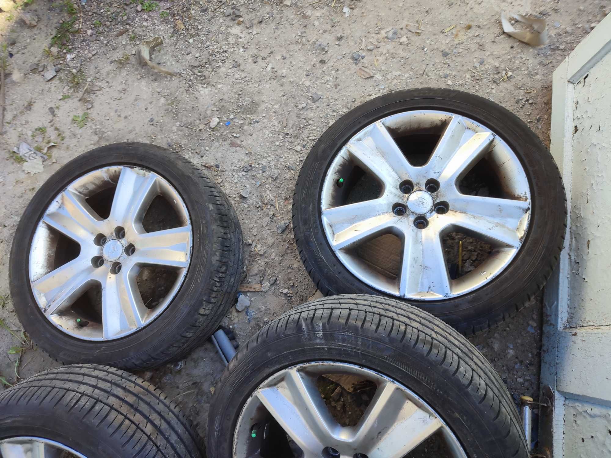 Диски комплект R17 5 x 100 7j ET48 dia 56.1 Subaru Legacy Forester
