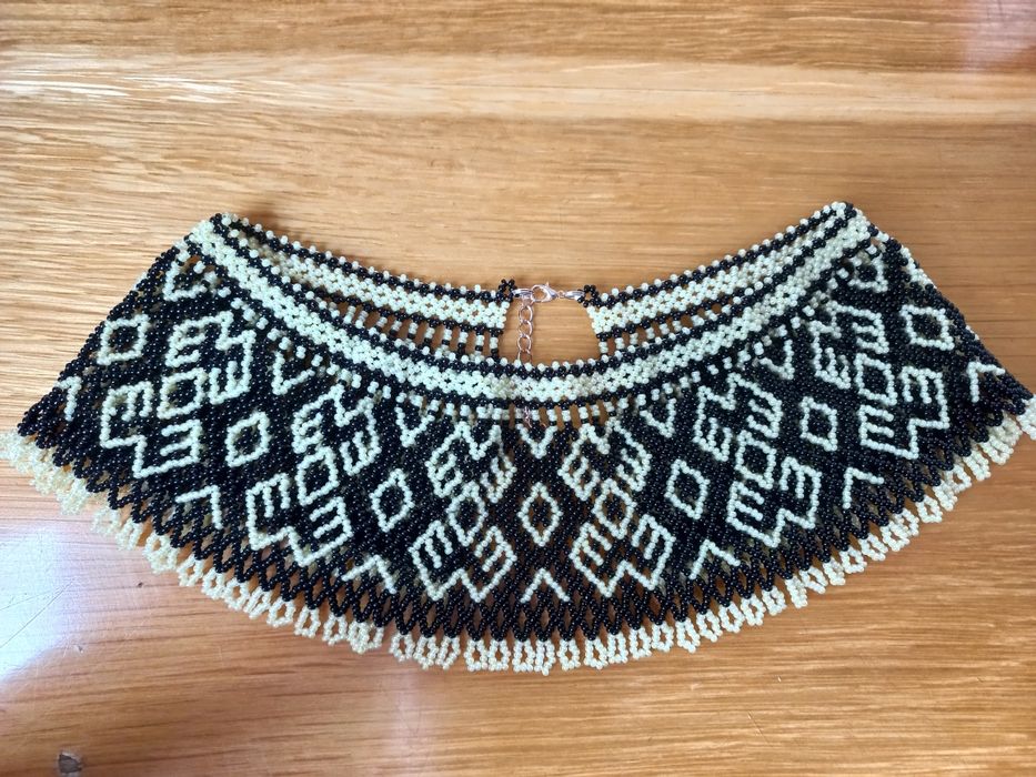 Силянка з чеського бісеру до вишиванки, намисто, кольє