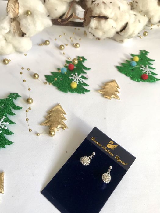 Сережки Новорічні. Маленькі. Акуратні. Якісні. Нові.