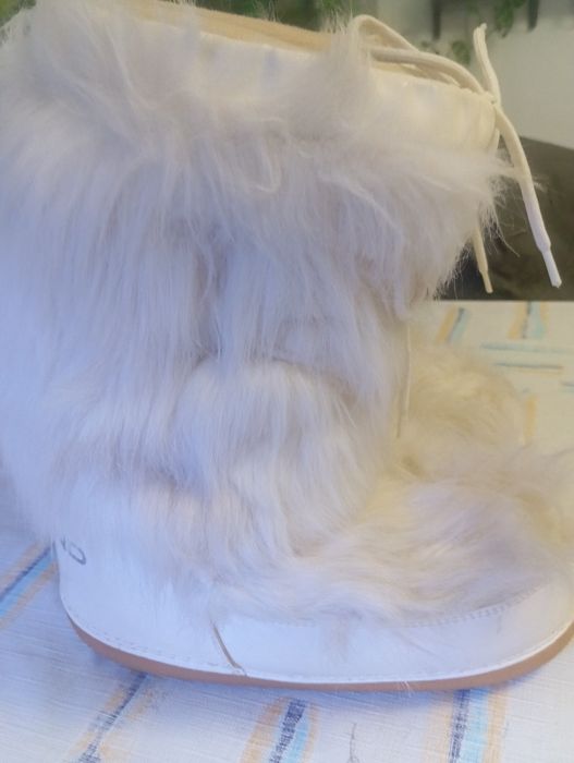 Kudłate Śniegowce białe Vagabond 38-40