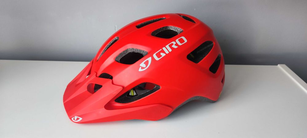 Kask MTB Giro Fixture MIPS Matte trim red 54-61cm