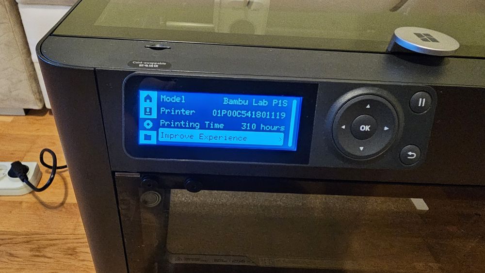 BambuLab P1S czas druku 310h, bardzo dobry stan