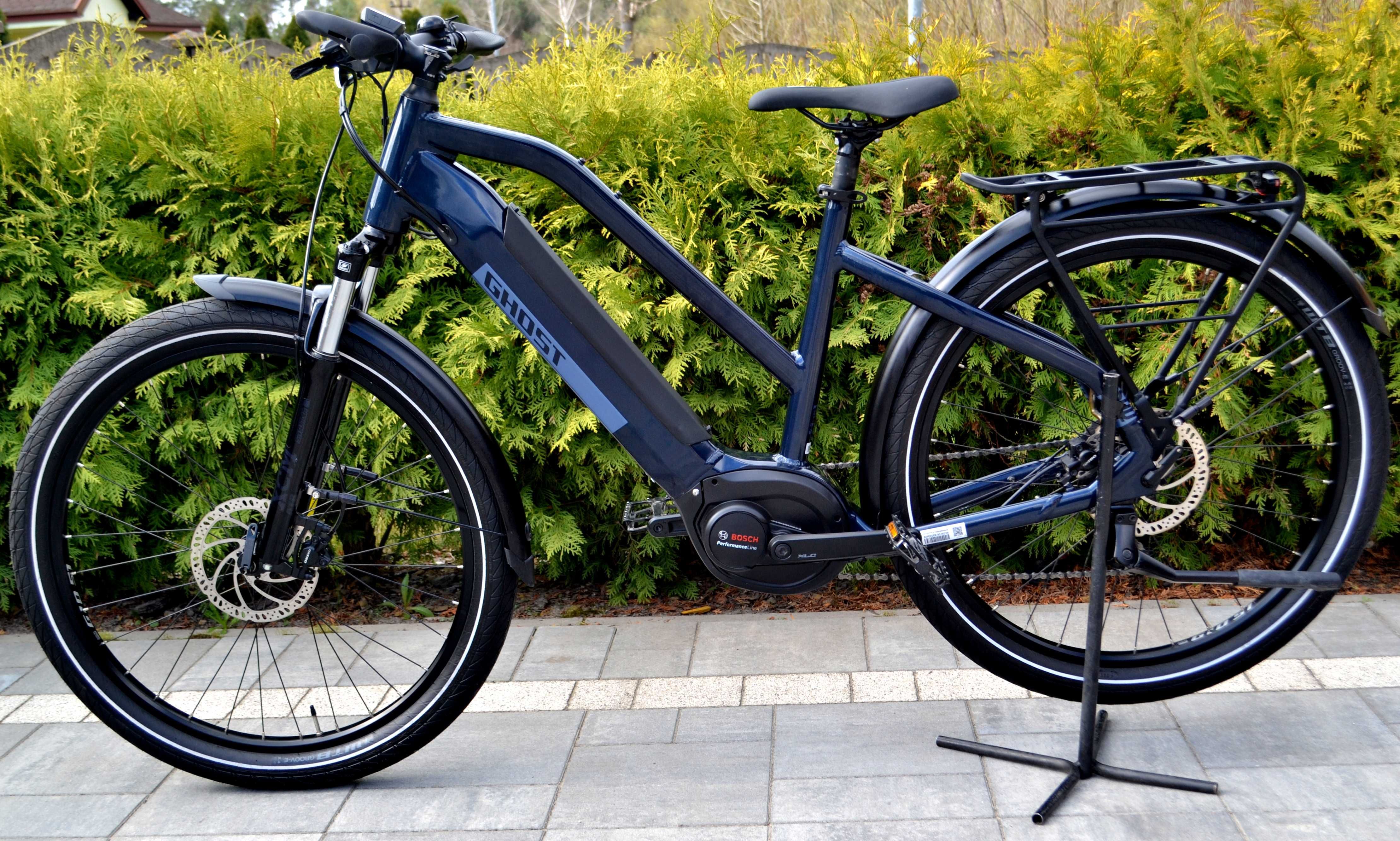 Rower elektryczny GHOST E-SQUARE TREKKING UNIVERSAL,609km,Idealny