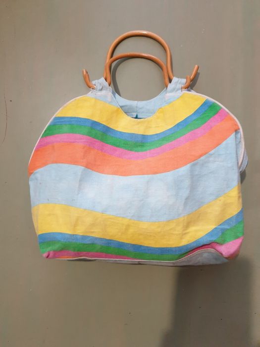 Сумка летняя полосатая