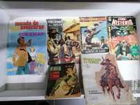 Revistinhas e livrinho antigos de aventuras