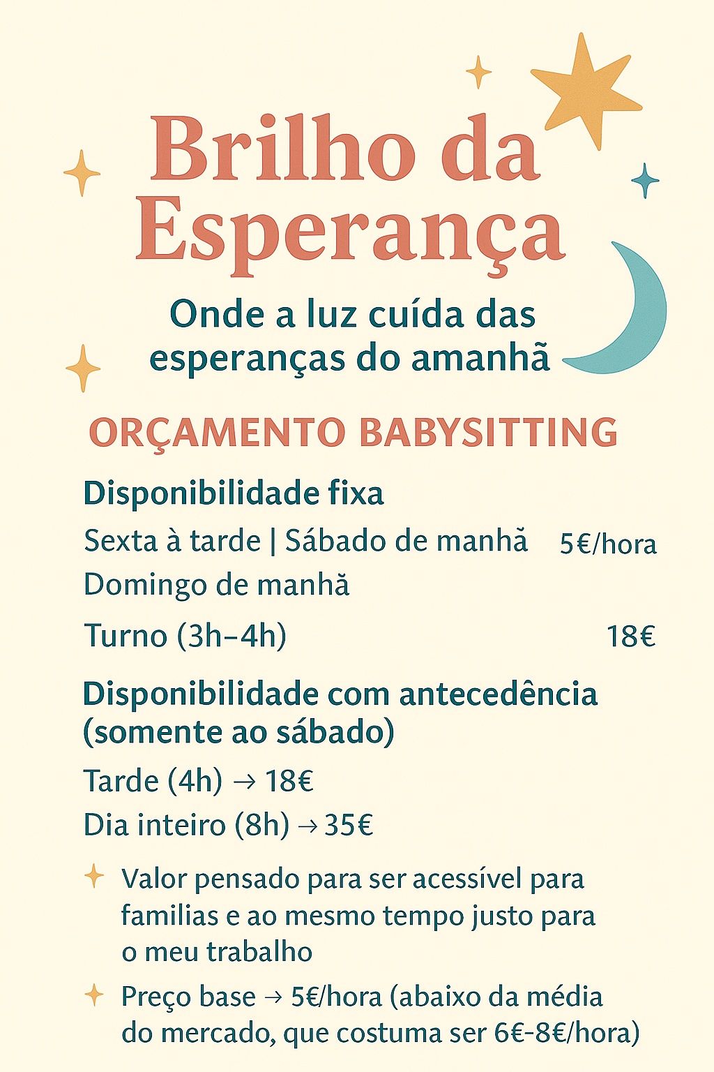 Serviço de Babysitting