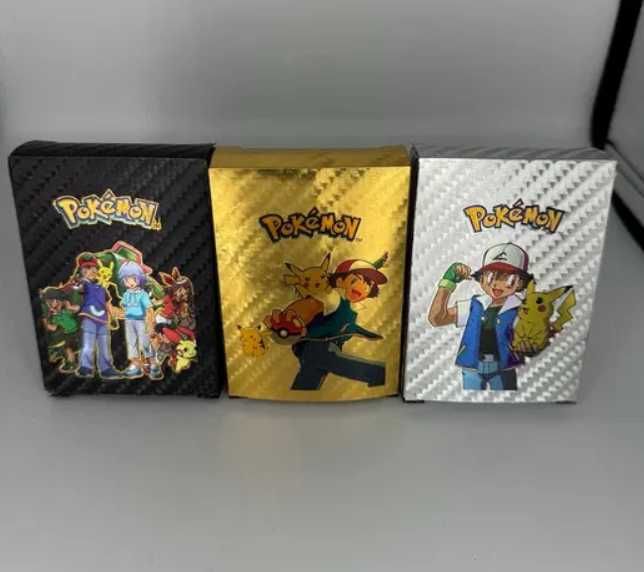 Karty Pokemon 55 szt Srebrne szybka wysyłka