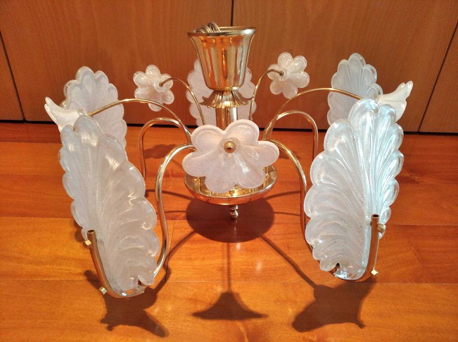 Candeeiro de teto / lustre vintage não testado