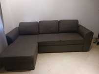 Sofá chaise longue com cama