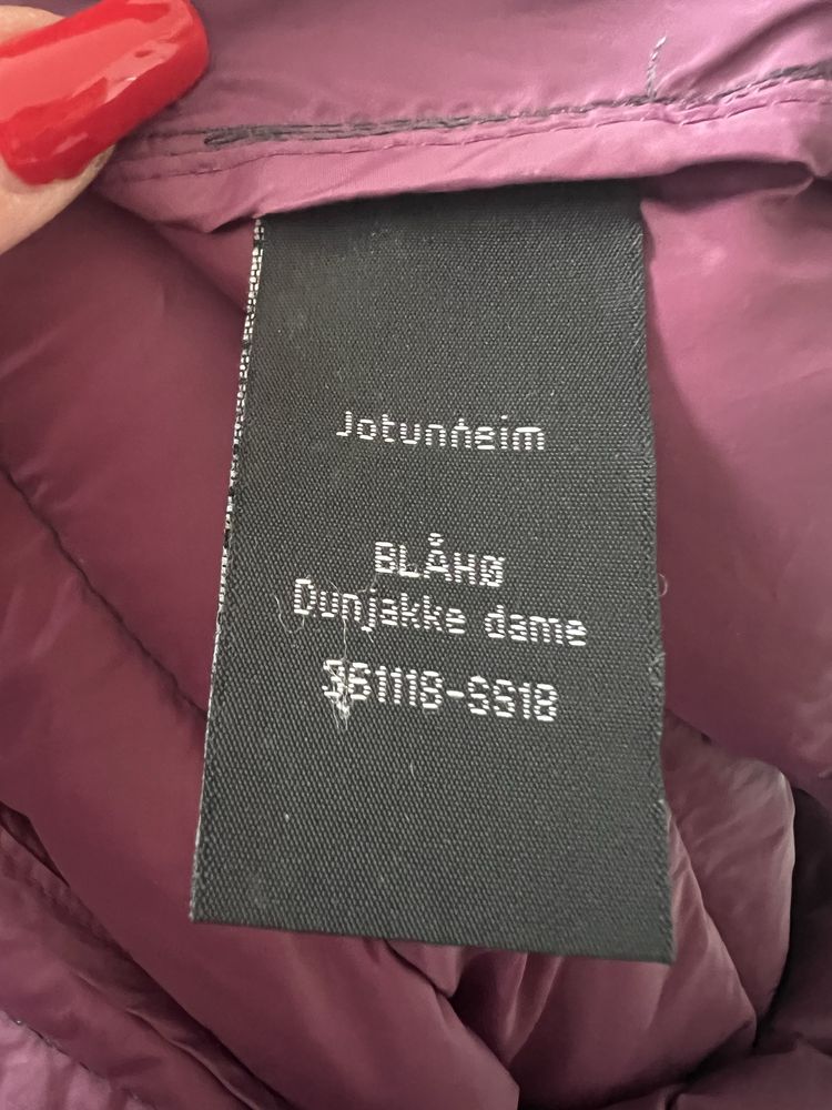 kurtka puchowa Jotunheim L grafitowa lekka turystyczna kaptur