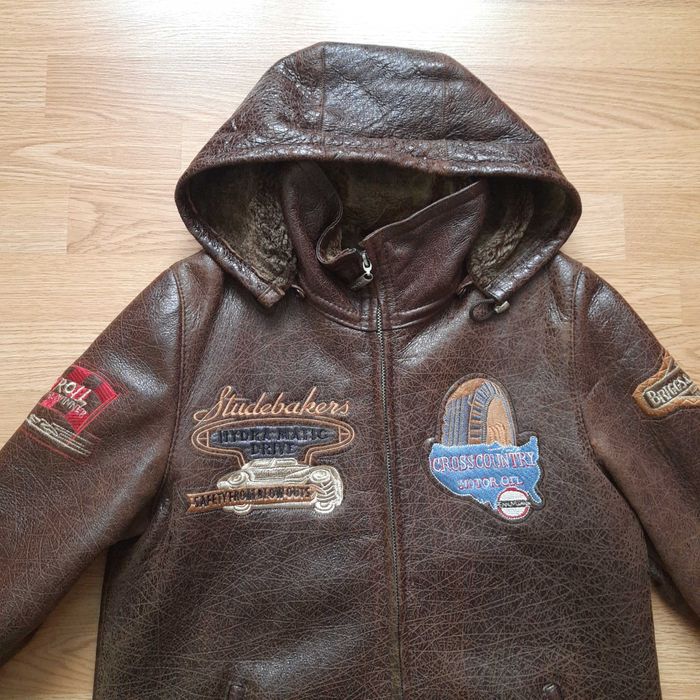 * Натуральна дублянка з вишивкою/нашивками/дубленка/куртка зимова