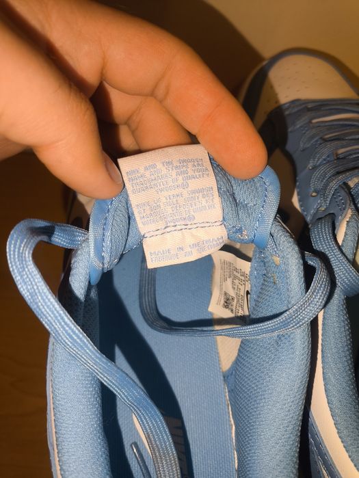Nike Dunk Low Retro 44.5 UNC University Blue