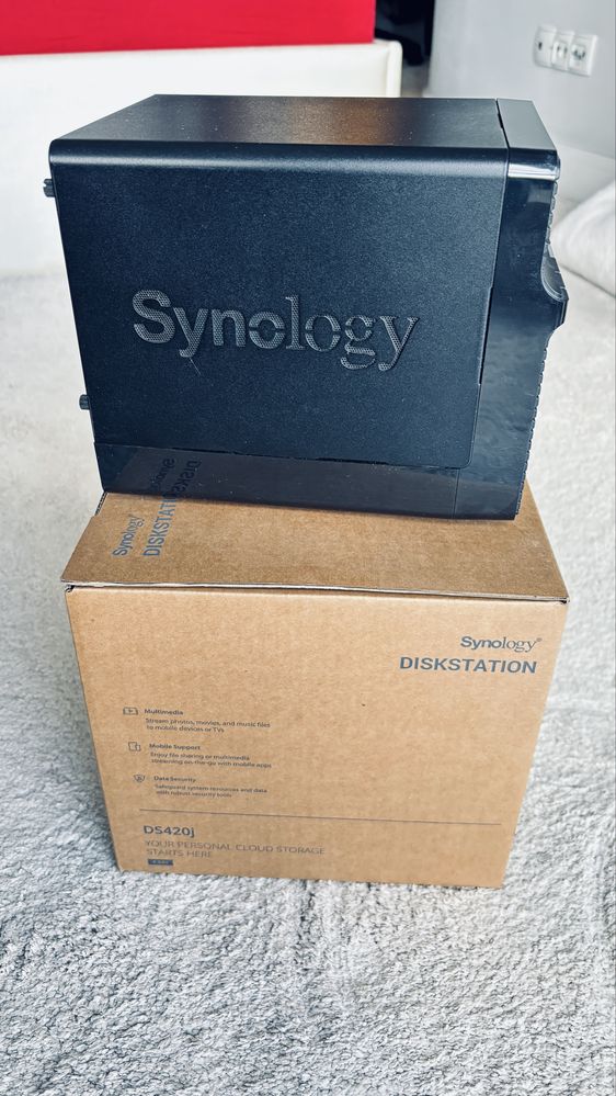 Synology DS421j używany - w pełni sprawny