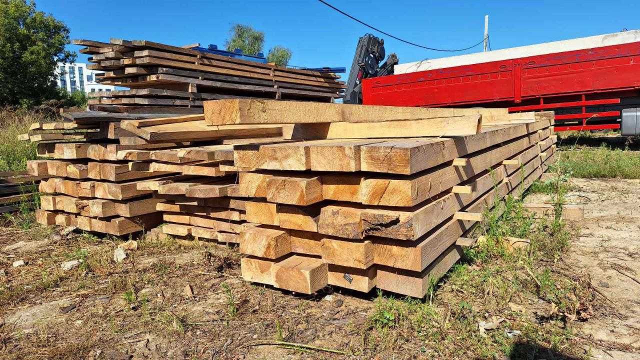 Обзел Дрова(колоті,в сітках)ПиломатеріалДоставка Київ та обл,Дуб Сосна