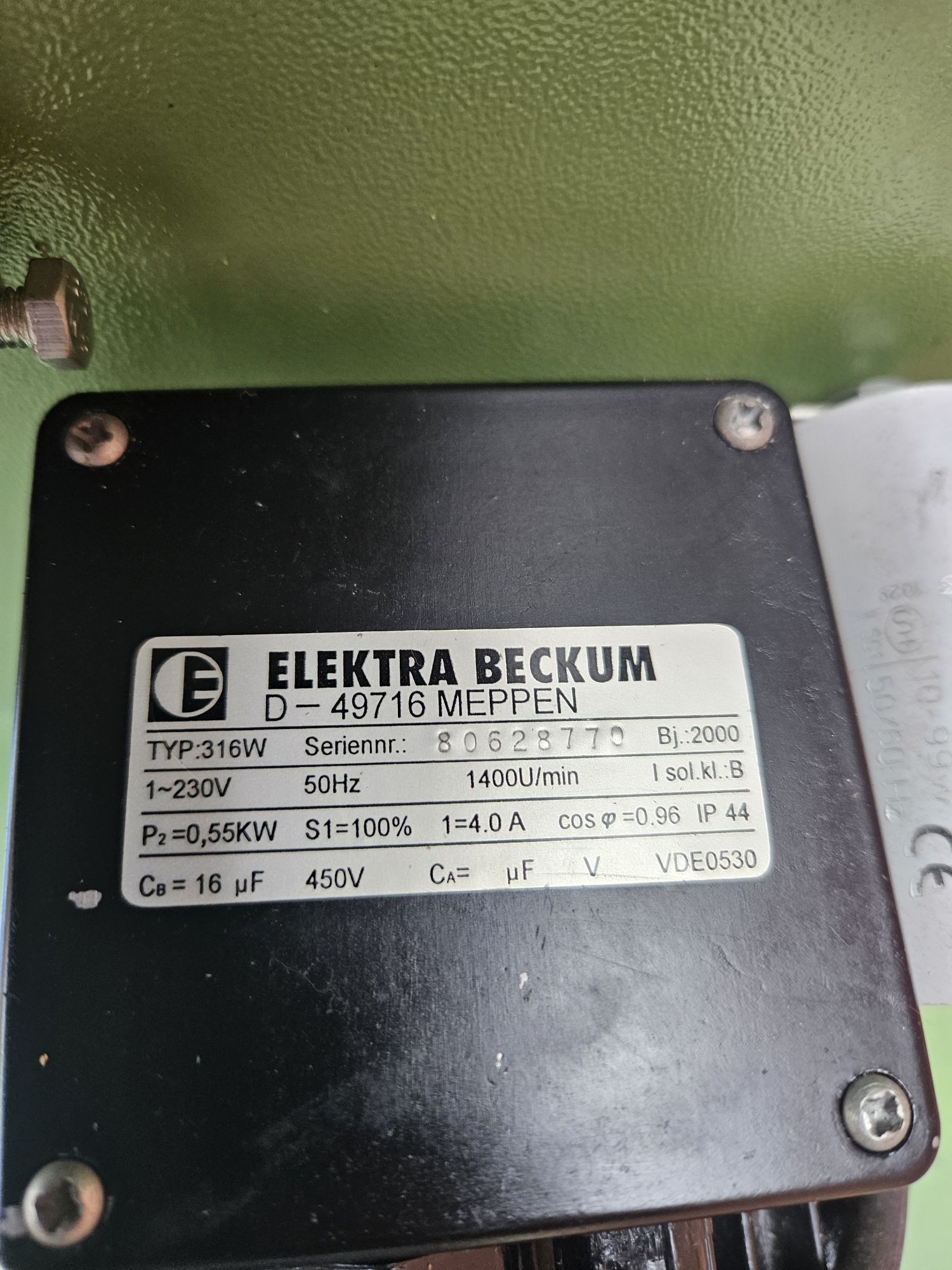 Elektra beckum bas 315/4 Piła tasmowa