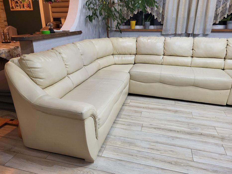 Sprzedam narożnik z eko skóry 3x3 siedziska + narożnik