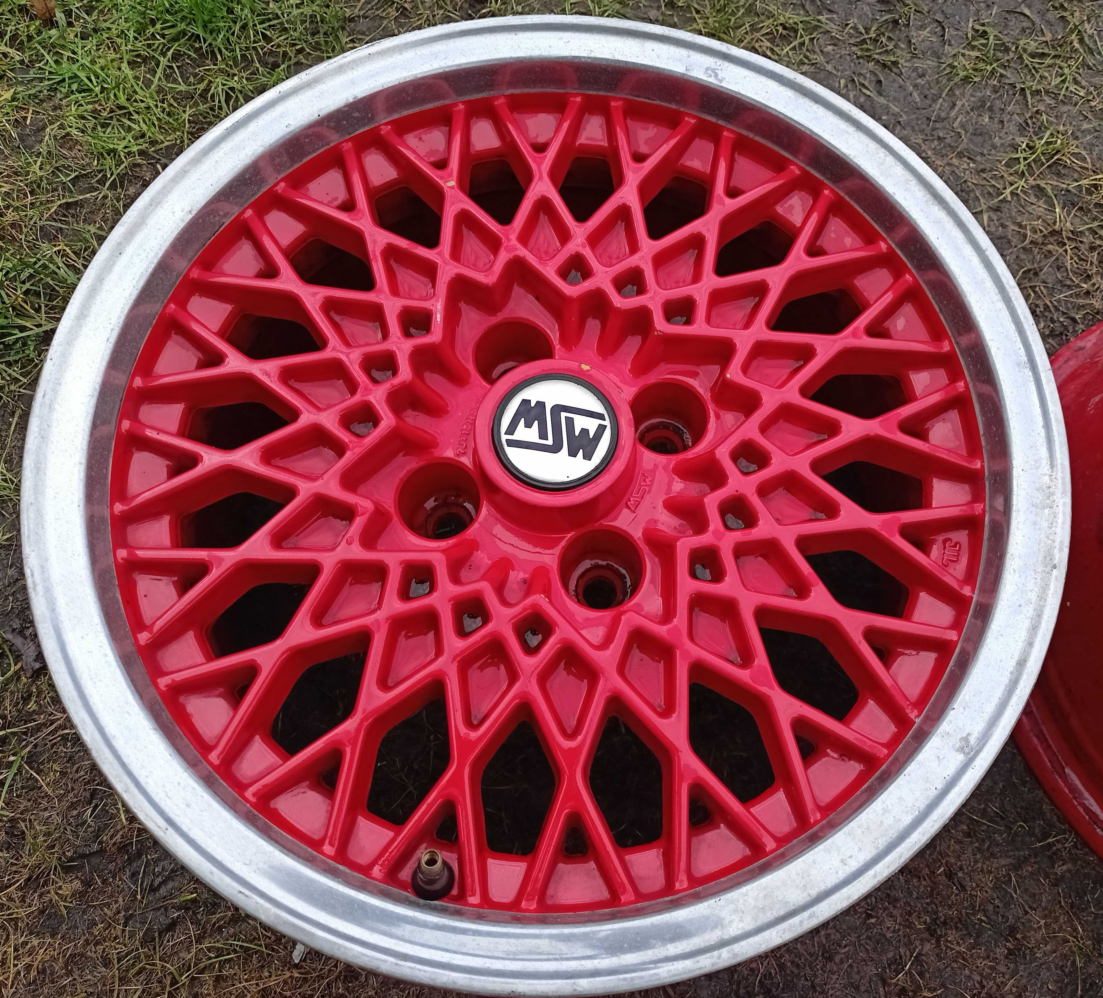 Alufelgi 15 4x100 MSW OZ VW Golf Passat BMW E30 Seat Honda 7J ET 12