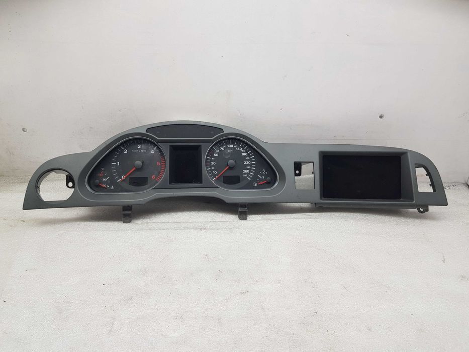 AUDI A6 C6 Licznik Zegary Wyświetlacz Nawigacji MMI Maskownica