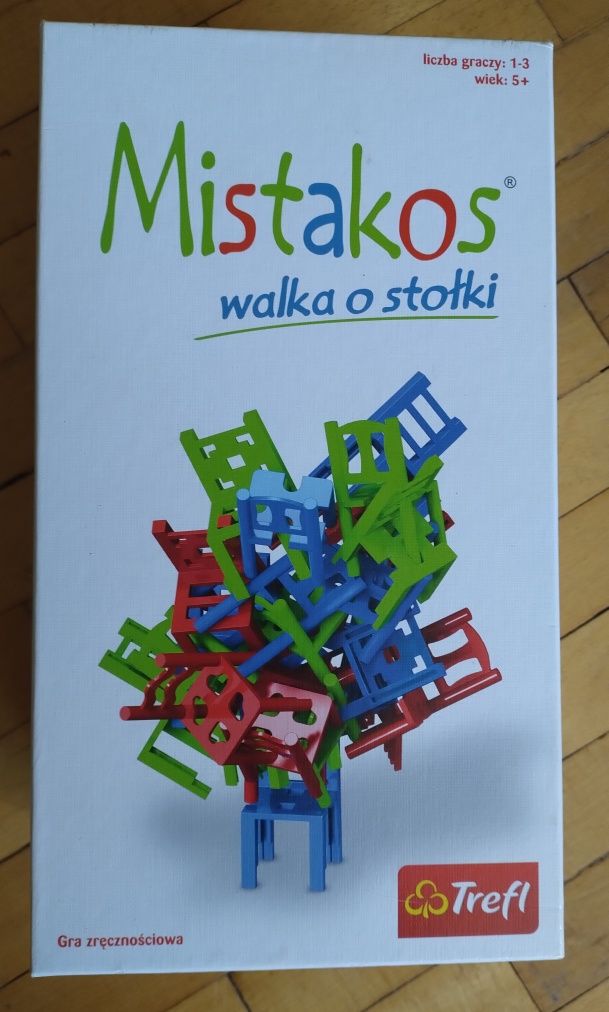 3x gry Mistakos Walka o krzesła Kot w butach  Czerwony Kapturek