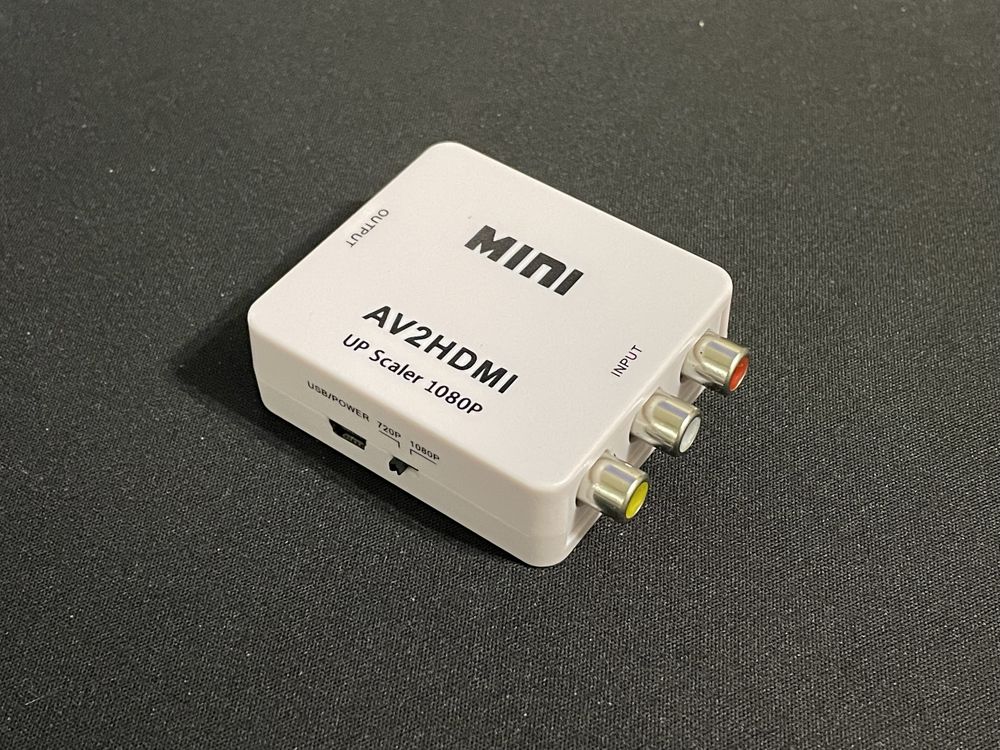Конвертер AV2HDMI - CVBS to HDMI тюльпан переходник, адаптер, 1080р