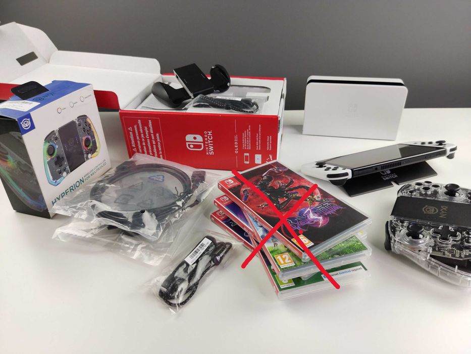 Konsola Nintendo Switch OLED + NYXI Hyperion PAD! OKAZJA!!!