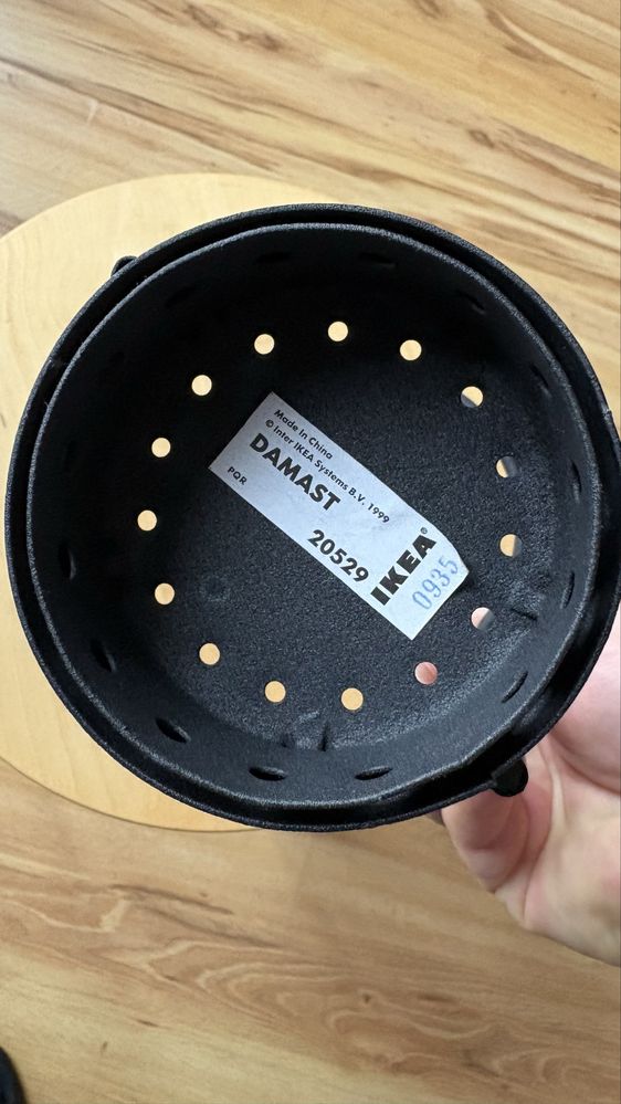 Świecznik czarny Ikea