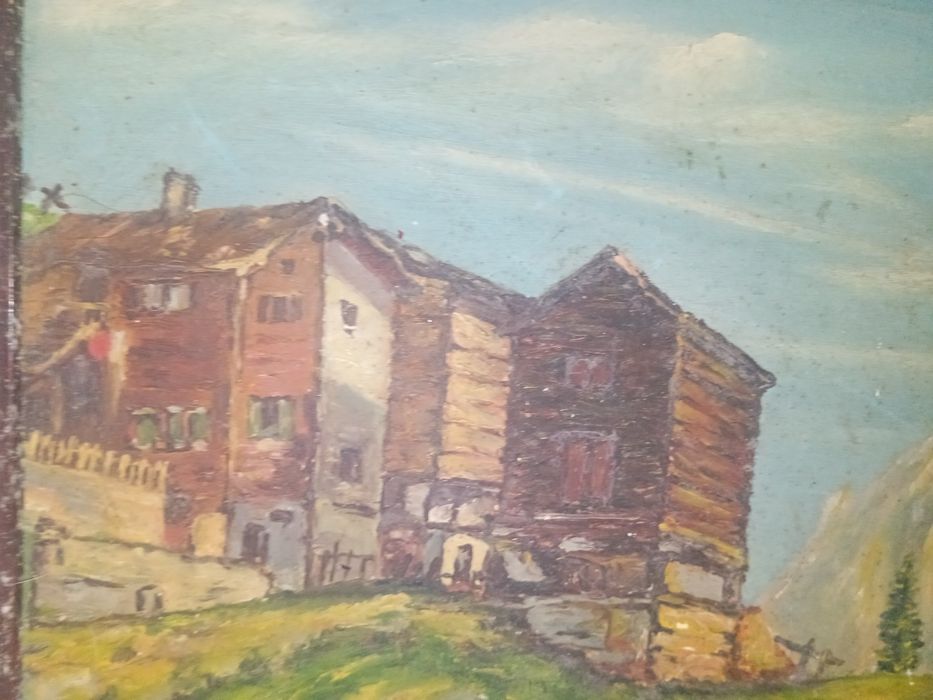 Pintura dias com moldura pequena