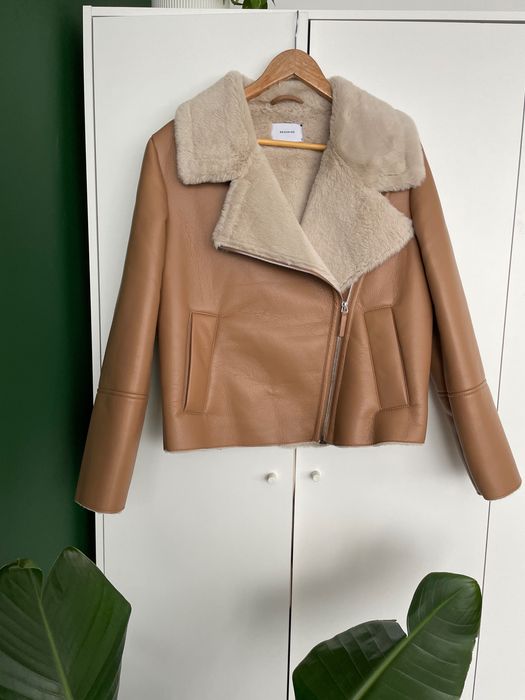 Skórzana ramoneska z futerkiem