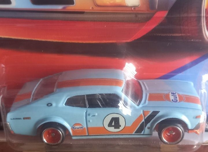 Nissan Laurel 2000 sgx GULF hot wheels rodas de borracha