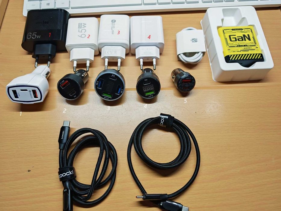 Зарядное устройство Gopala GaN65W и другие