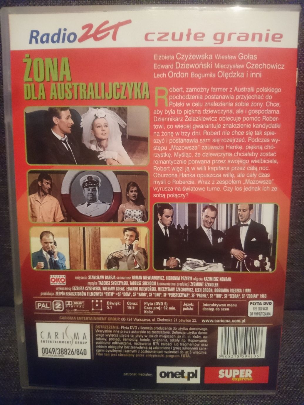 Wiesław Gołas Filmy DVD