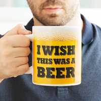 Caneca XL "I Wish This Is Was a Beer"