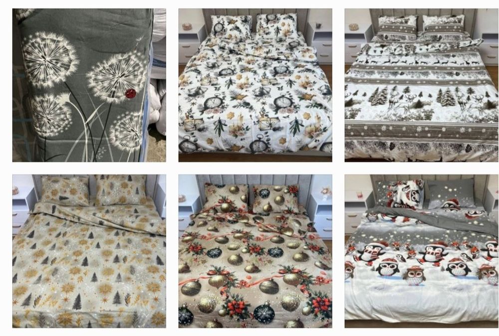 Байкові/фланелеві постільні комплекти та окремі елементи. Туреч.Бавов.