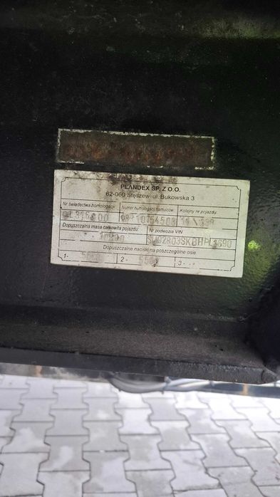 Przyczepa PLANDEX PLT-1300CU