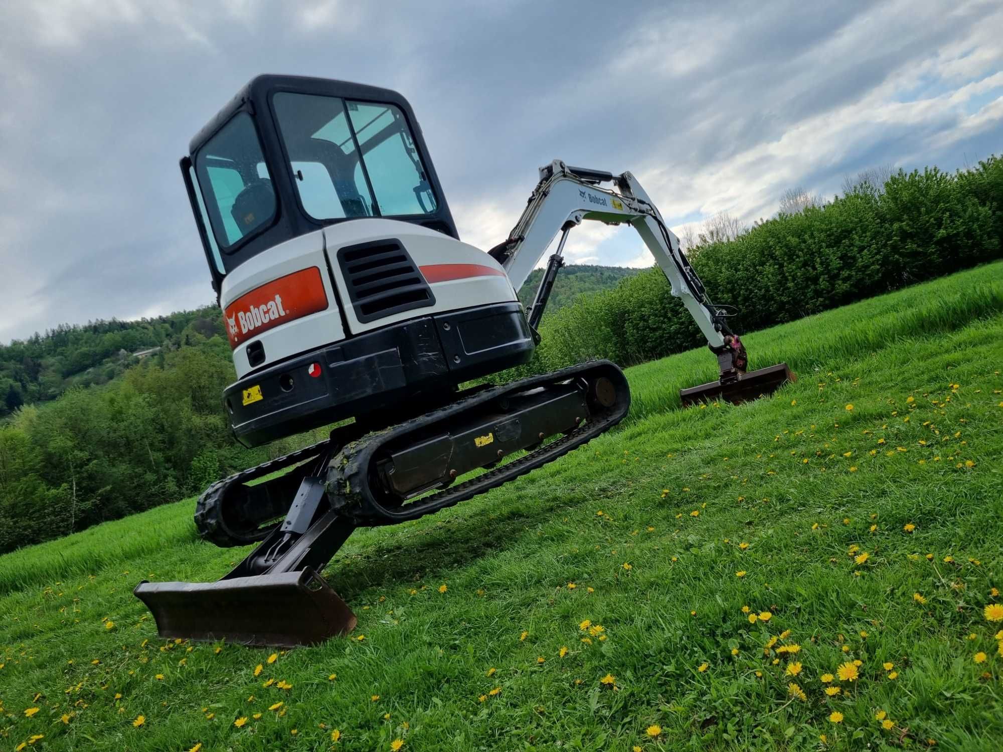 Minikoparka BOBCAT 3,5t z Norwegii 2015r JakNowa -KUBOTA skar.Hydrauli